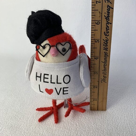 2018 Target Spritz Bird Ami Hello Love Valentines Day Heart Glasses Retired - Picture 9 of 9